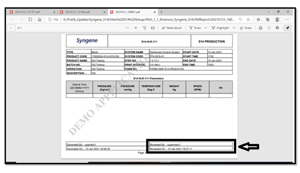 Best Reporting Software for Manufacturing Industry, Pressure Hold Test Report Development ,PREPARATION Report Development, Batch Transfer Report Development